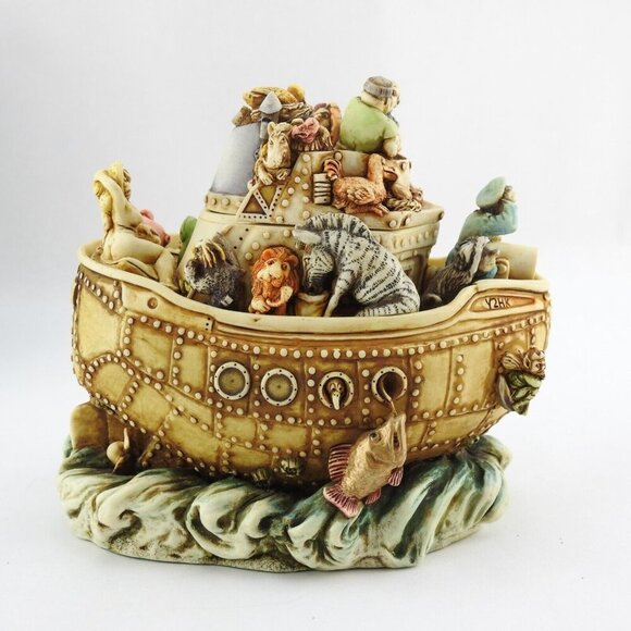 Harmony Kingdom Box Figurine TJSEY2K Y2HKT 1999 NIB Sailors Ship Boat Limited Si - Picture 16 of 16